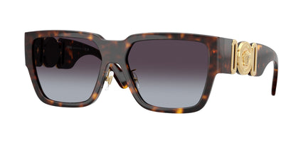Versace VE4483D Rectangle Sunglasses  108/8G-Havana 57-140-16 - Color Map Tortoise