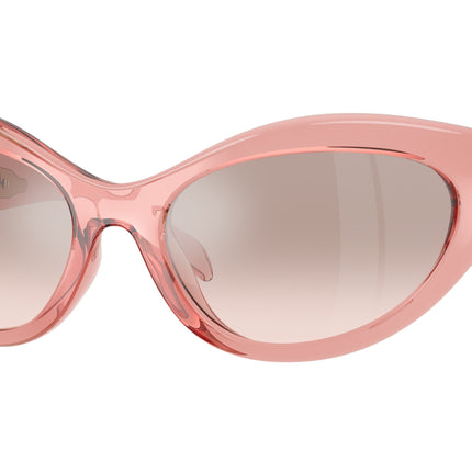 Versace VE4485 Oval Sunglasses  53228Z-Transparent Pink 59-125-19 - Color Map Pink