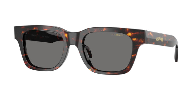 Versace VE4486 Square Sunglasses  550981-Havana 52-140-19 - Color Map Tortoise