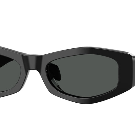 Versace VE4487F Irregular Sunglasses  GB1/87-Black 54-140-19 - Color Map Black