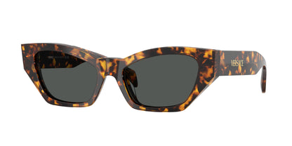 Versace VE4488U Cat Eye Sunglasses  551487-Havana Tortoise 53-140-17 - Color Map Tortoise