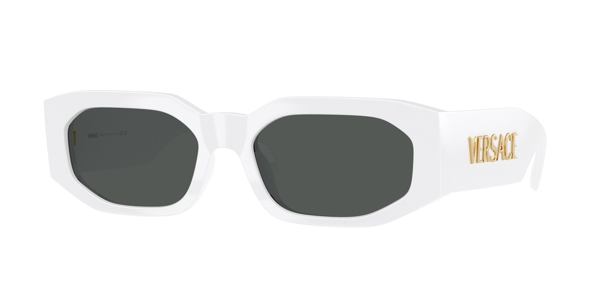 Versace VE4489U Irregular Sunglasses  314/87-White 55-140-18 - Color Map White