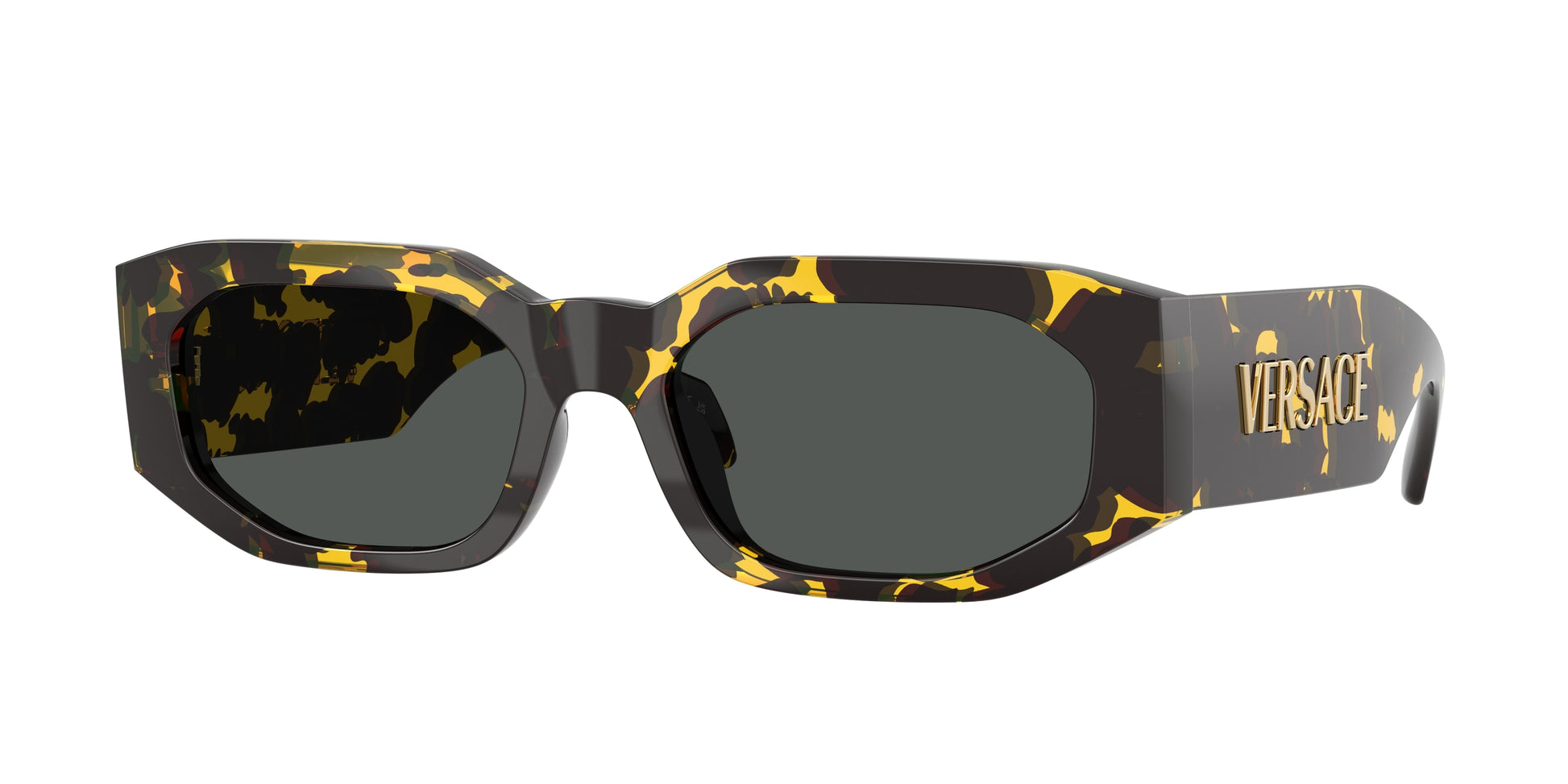 Versace VE4489U Irregular Sunglasses  552887-Brown Tortoise 55-140-18 - Color Map Tortoise