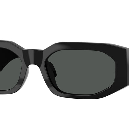 Versace VE4489U Irregular Sunglasses  GB1/87-Black 55-140-18 - Color Map Black
