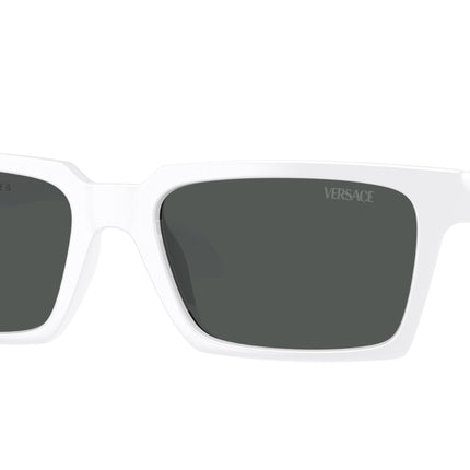 Versace VE4490U Rectangle Sunglasses  314/87-White 55-140-18 - Color Map White