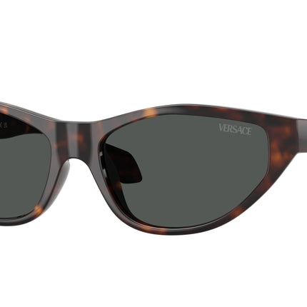 Versace VE4491U Cat Eye Sunglasses  108/87-Havana 55-140-16 - Color Map Tortoise