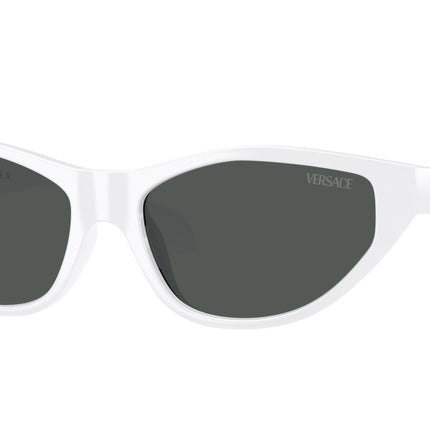 Versace VE4491U Cat Eye Sunglasses  314/87-White 55-140-16 - Color Map White