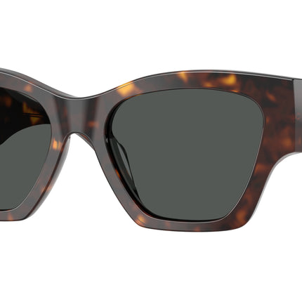 Versace VE4492U Square Sunglasses  108/87-Dark Havana 53-140-18 - Color Map Brown