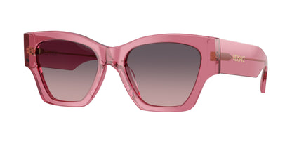 Versace VE4492U Square Sunglasses  551646-Transparent Pink 53-140-18 - Color Map Pink