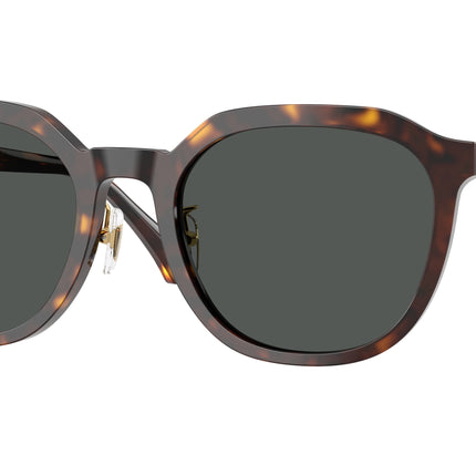 Versace VE4493D Phantos Sunglasses  108/87-Dark Havana 55-140-21 - Color Map Brown