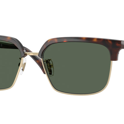 Versace VE4494D Square Sunglasses  108/71-Dark Havana 56-140-17 - Color Map Brown