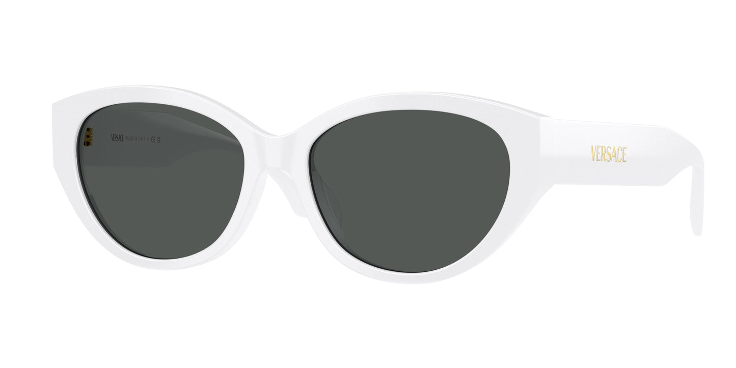 Versace VE4495D Oval Sunglasses  314/87-White 56-140-17 - Color Map White