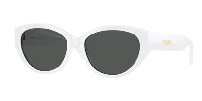 Versace VE4495D Oval Sunglasses  314/87-White 56-140-17 - Color Map White