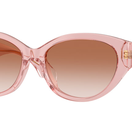 Versace VE4495D Oval Sunglasses  543413-Peach Transparent 56-140-17 - Color Map Pink