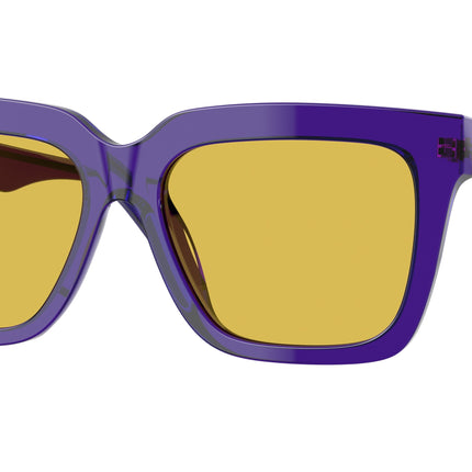 Versace VE4498 Square Sunglasses  554585-Transparent Dark Violet 55-145-16 - Color Map Violet