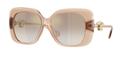 Versace VE4499U Square Sunglasses  55386E-Opal Rose 57-140-14 - Color Map Pink