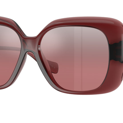 Versace VE4499U Square Sunglasses  55397E-Transparent Red 57-140-14 - Color Map Red