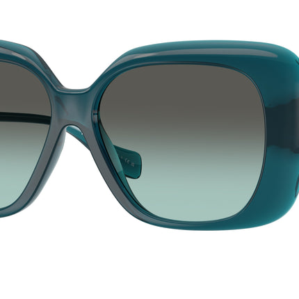 Versace VE4499U Square Sunglasses  55402A-Transparent Blue 57-140-14 - Color Map Blue