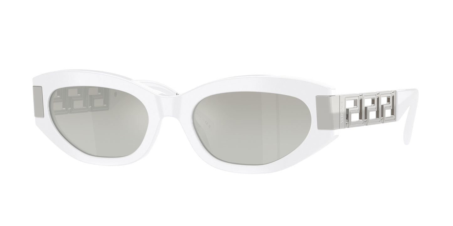 Versace VE4501 Cat Eye Sunglasses  314/6V-White 54-145-19 - Color Map White