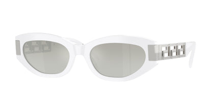 Versace VE4501 Cat Eye Sunglasses  314/6V-White 54-145-19 - Color Map White