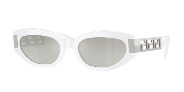 Versace VE4501 Cat Eye Sunglasses  314/6V-White 54-145-19 - Color Map White