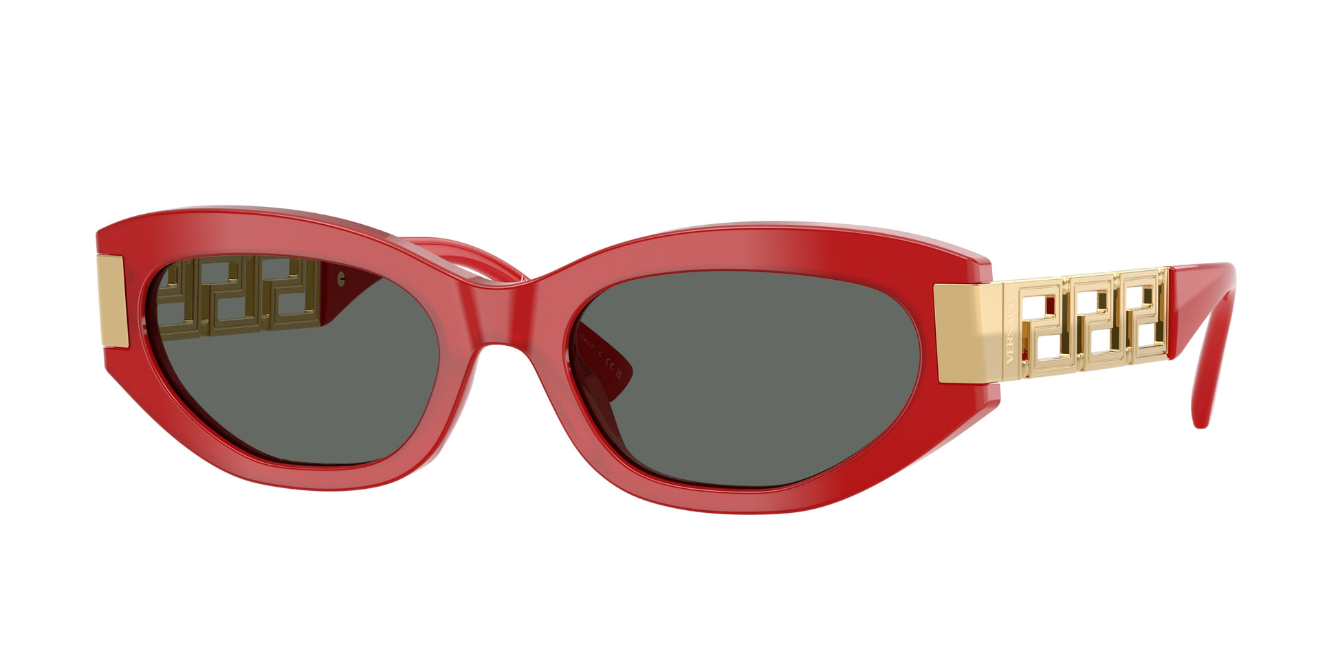 Versace VE4501 Cat Eye Sunglasses  554287-Full Red 54-145-19 - Color Map Red
