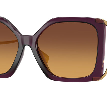 Versace VE4502U Square Sunglasses  5536T5-Opal Purple 58-130-16 - Color Map Violet