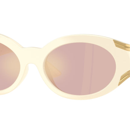 Versace VE4503U Oval Sunglasses  55331T-Milk 55-115-18 - Color Map White