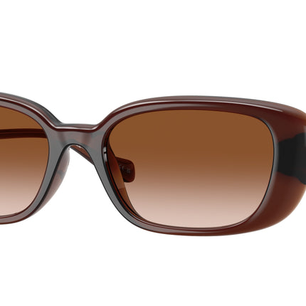 Versace VE4504D Pillow Sunglasses  533213-Transparent Brown 56-140-18 - Color Map Brown