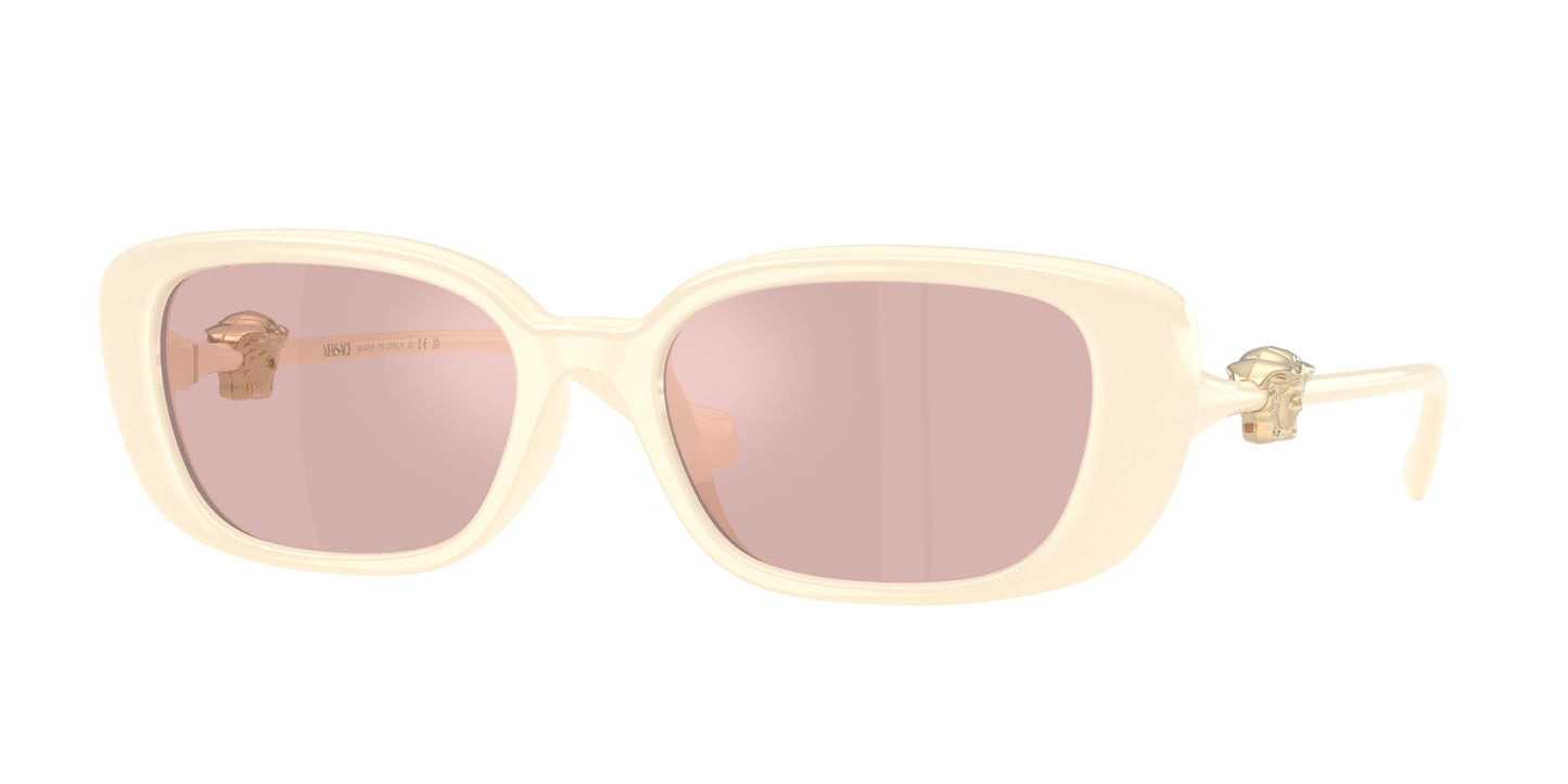 Versace VE4504D Pillow Sunglasses  55361T-Ivory 56-140-18 - Color Map Beige