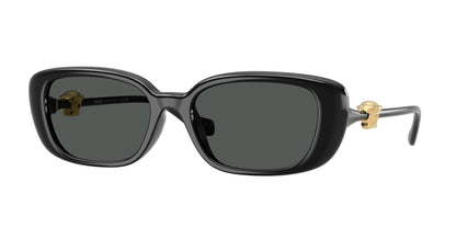Versace VE4504D Pillow Sunglasses  GB1/87-Black 56-140-18 - Color Map Black