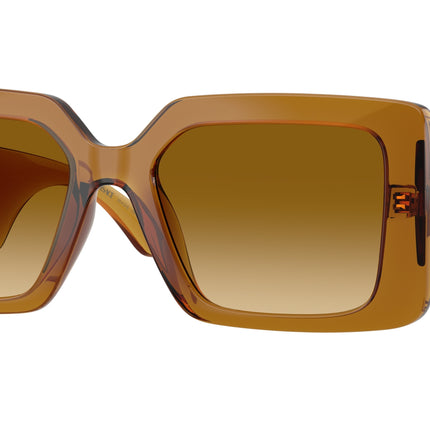 Versace VE4505U Square Sunglasses  53422L-Transparent Yellow 55-140-19 - Color Map Yellow