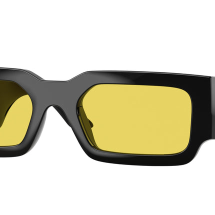 Versace VE4506U Rectangle Sunglasses  GB1/85-Black 54-140-21 - Color Map Black