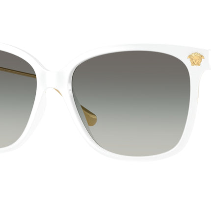 Versace VE4507U Square Sunglasses  314/11-White 57-145-15 - Color Map White