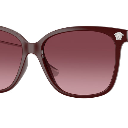 Versace VE4507U Square Sunglasses  54648H-Burgundy 57-145-15 - Color Map Violet