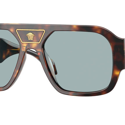 Versace VE4508U Square Sunglasses  553780-Havana 56-140-18 - Color Map Tortoise