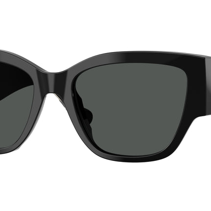 Versace VE4509U Cat Eye Sunglasses  GB1/87-Black 55-140-18 - Color Map Black