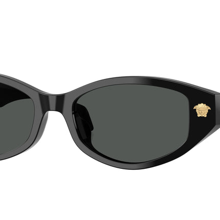 Versace VE4512D Cat Eye Sunglasses  GB1/87-Black 54-140-17 - Color Map Black