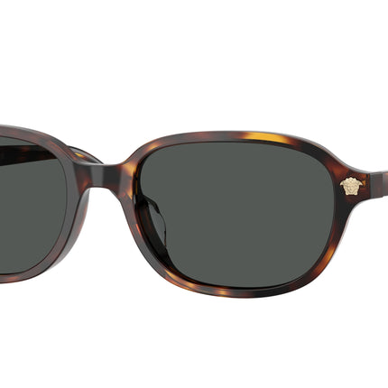 Versace VE4514D Pillow Sunglasses  553773-Havana 53-140-17 - Color Map Tortoise