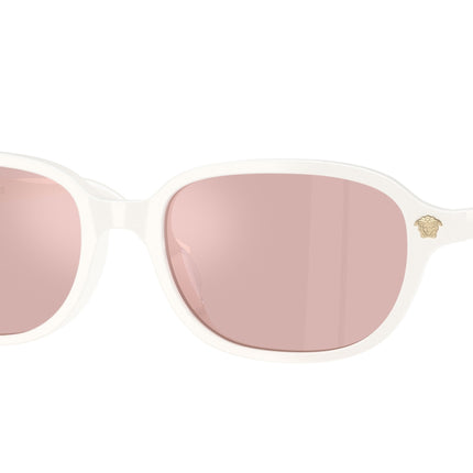 Versace VE4514D Pillow Sunglasses  55441T-White Talc 53-140-17 - Color Map White
