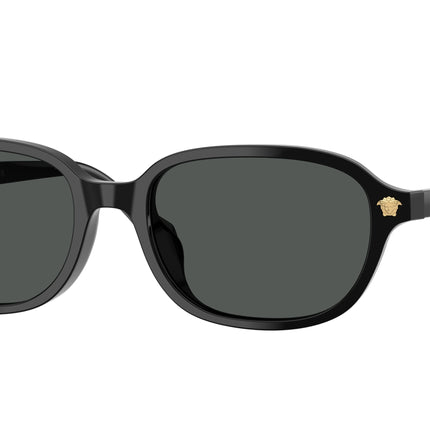 Versace VE4514D Pillow Sunglasses  GB1/87-Black 53-140-17 - Color Map Black
