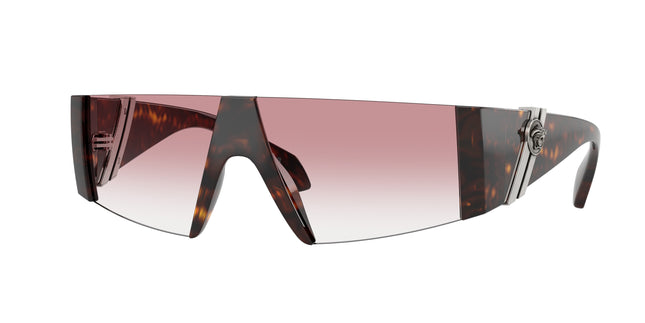 Versace VE4516 Rectangle Sunglasses  108/3B-Havana 0-130-136 - Color Map Tortoise