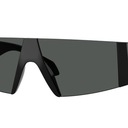 Versace VE4516 Rectangle Sunglasses  GB1/87-Black 0-130-136 - Color Map Black