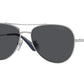 VOGUE JUNIOR SUN VJ1001 Pilot Sunglasses  323/87-Silver 52-120-14 - Color Map Silver