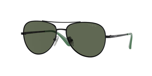 VOGUE JUNIOR SUN VJ1001 Pilot Sunglasses  352/71-Black 49-115-14 - Color Map Black