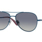VOGUE JUNIOR SUN VJ1001 Pilot Sunglasses  51084L-Blue 52-120-14 - Color Map Blue