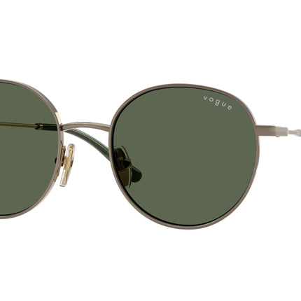 VOGUE JUNIOR SUN VJ1002 Round Sunglasses  513871-Light Brown 49-130-18 - Color Map Brown