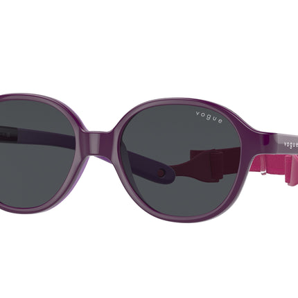 VOGUE JUNIOR SUN VJ2012 Pillow Sunglasses  297687-Violet On Rubber Violet 43-120-14 - Color Map Violet