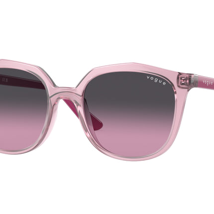 VOGUE JUNIOR SUN VJ2016 Irregular Sunglasses  278090-Transparent Purple 45-125-16 - Color Map Violet