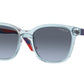 VOGUE JUNIOR SUN VJ2019 Pillow Sunglasses  25828F-Transparent Light Blue 48-125-17 - Color Map Blue